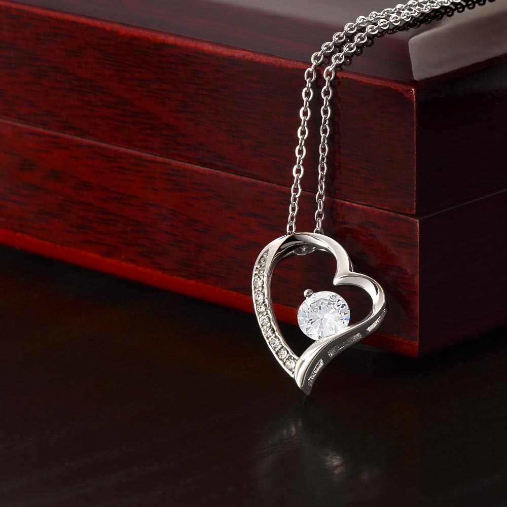 To My Daughter Love You Always & Forever Necklace