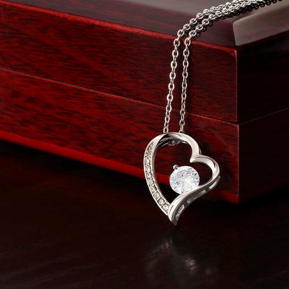 To My Daughter Forever Love Necklace - from DAD