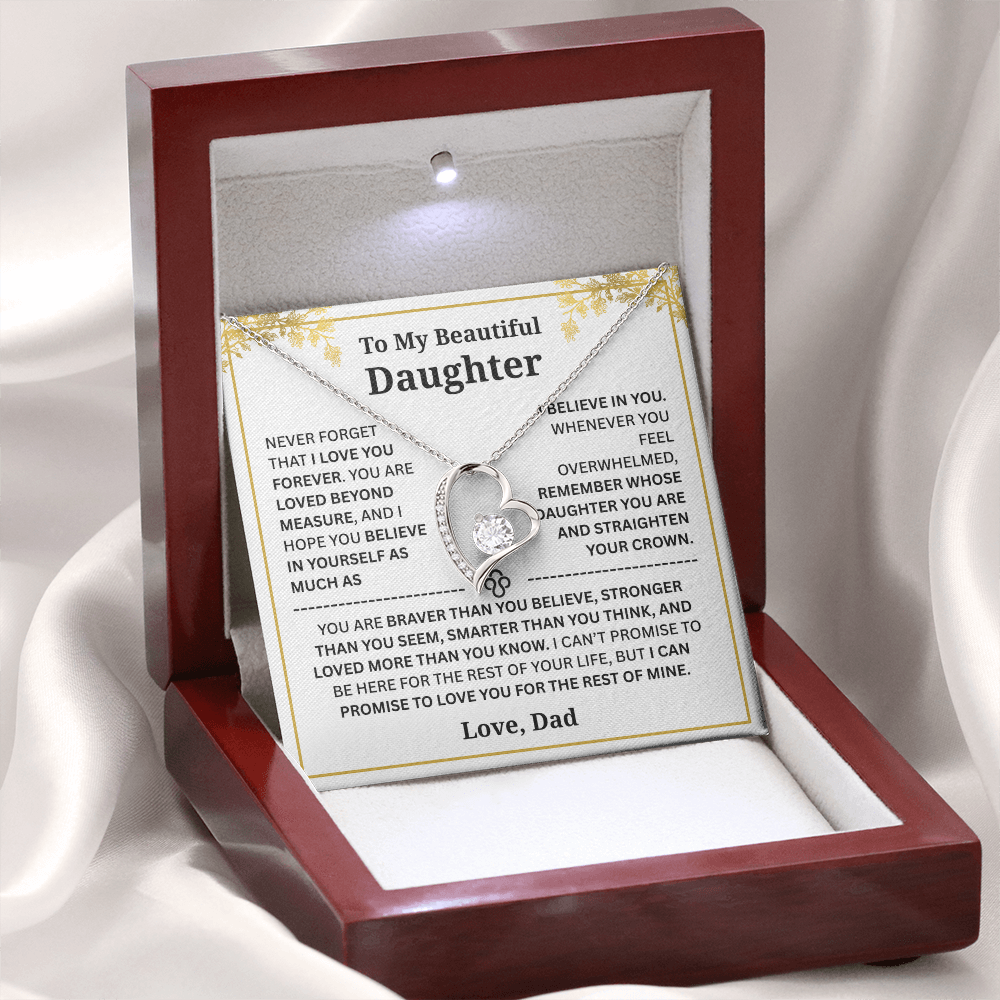 To My Daughter – Love You Forever Necklace