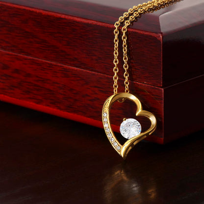 To My Daughter Forever Love Necklace - from DAD