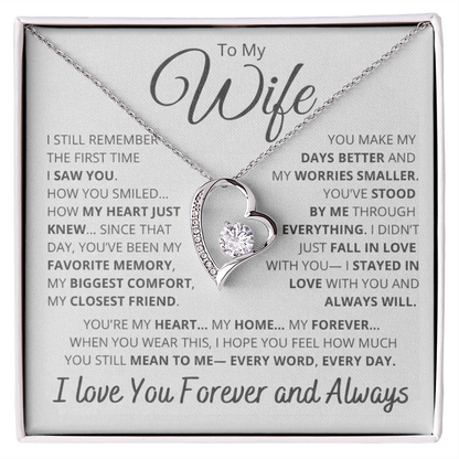 To My Wife – Will Always Love You