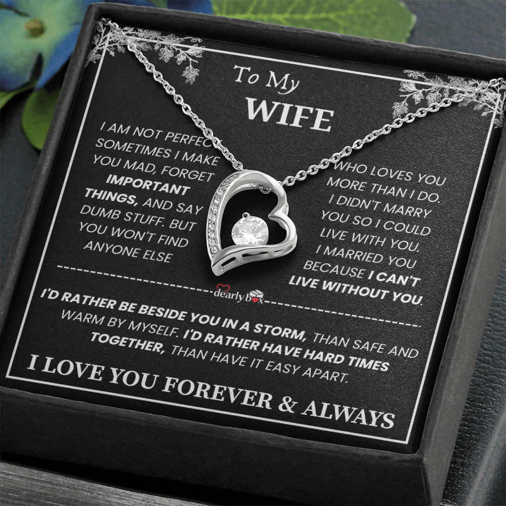 To My Wife - Love You Forever & Always Necklace