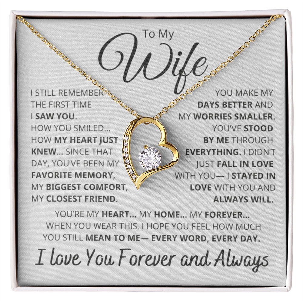 To My Wife – Will Always Love You