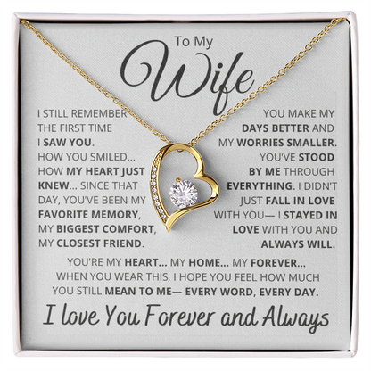 To My Wife – Will Always Love You